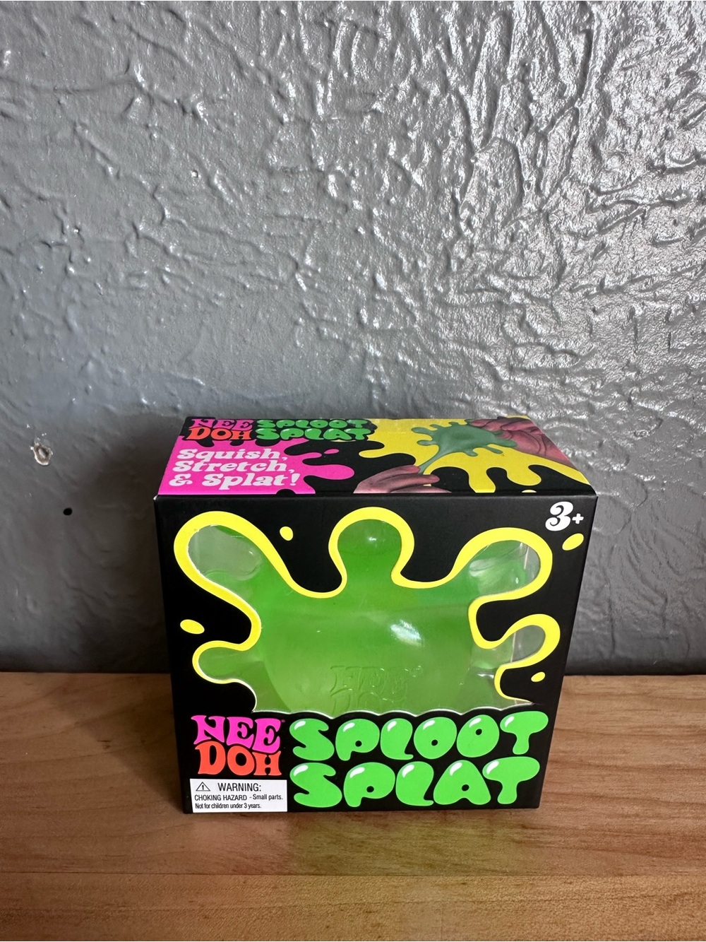 NeeDoh Sploot Splat Squish- Neon Green